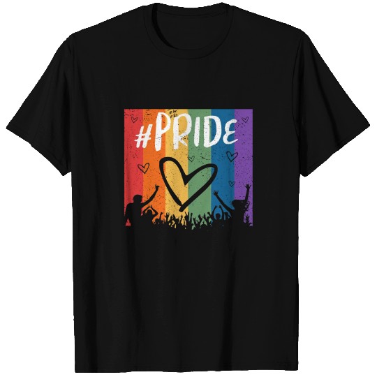 LGBTQIA+ #Pride Rainbow T Shirts