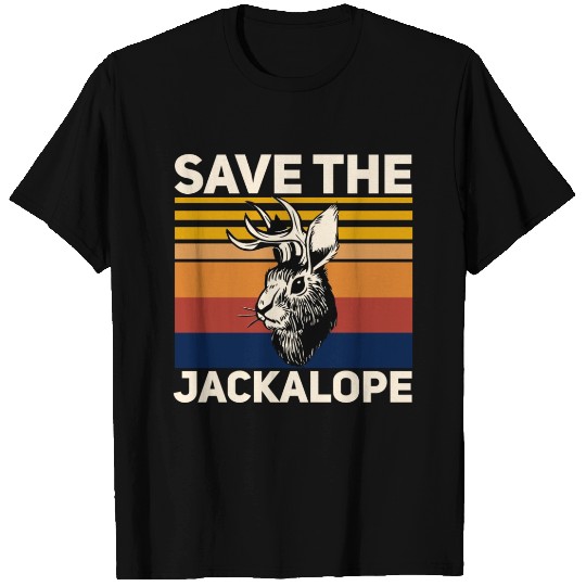 Save The Jackalope , Vintage Retro Camping Lover T Shirts