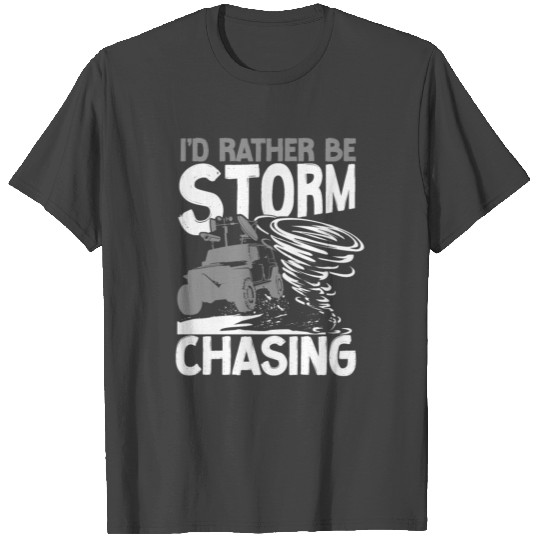 Storm Chaser Hurricane Meteorology T Shirts