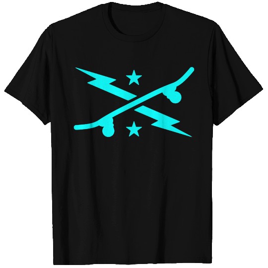 Lightning Skateboard T Shirts