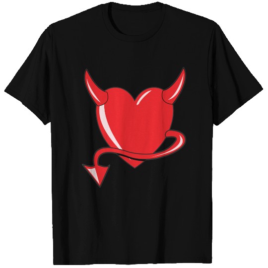 Red Heart - Devil Heart - Gift T Shirts