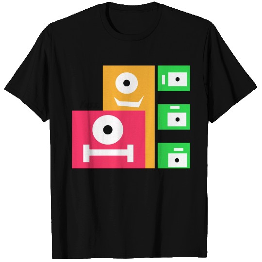 Alien Cubes - Friendly design T Shirts