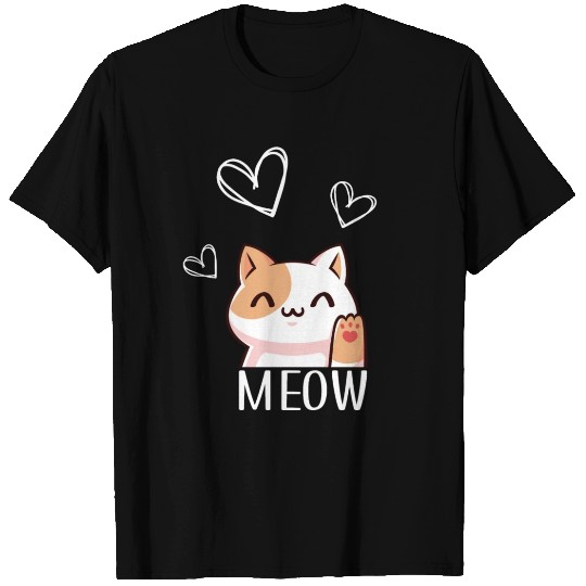 meow - cute cat - kitten T Shirts