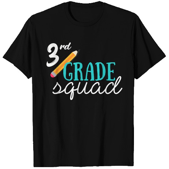 Team 3rd Third Grade T Shirts Teacher Back To School