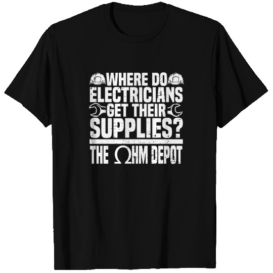 Electrician Electrical Engineer Lineman T Shirts