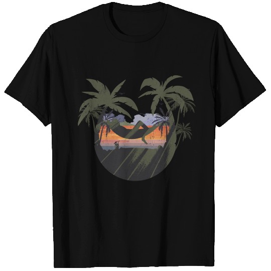 Coconut Summer With Palm Trees T Shirts