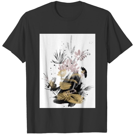 Tropical summer abstract pattern T Shirts