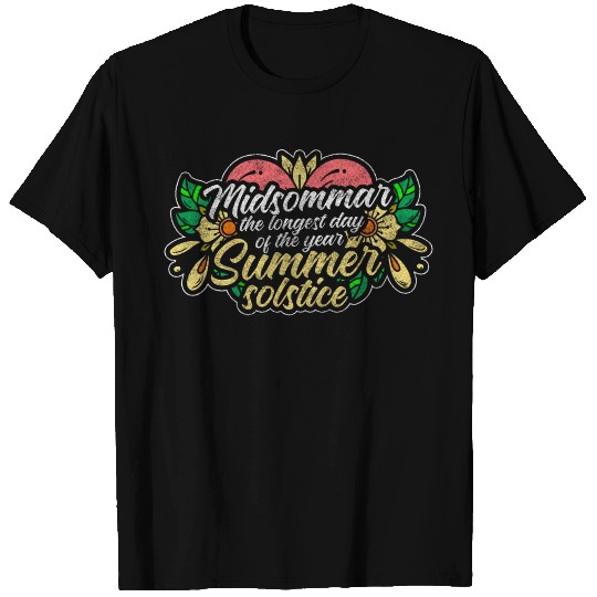 Sweden Swedish Summer Solstice Solstice T Shirts
