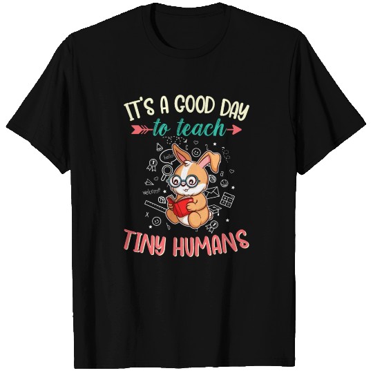 Good Day To Teach Tiny Humans Elementary Teacher T Shirts