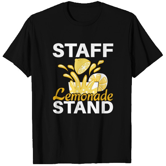 Staff Lemonade Stand Lemon Lover Fruit Beverage T Shirts
