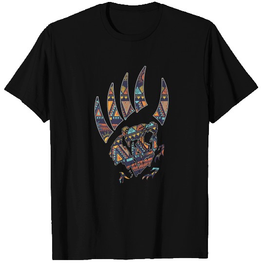 Bear Claw T Shirts Native American Bear Claw T Shirts