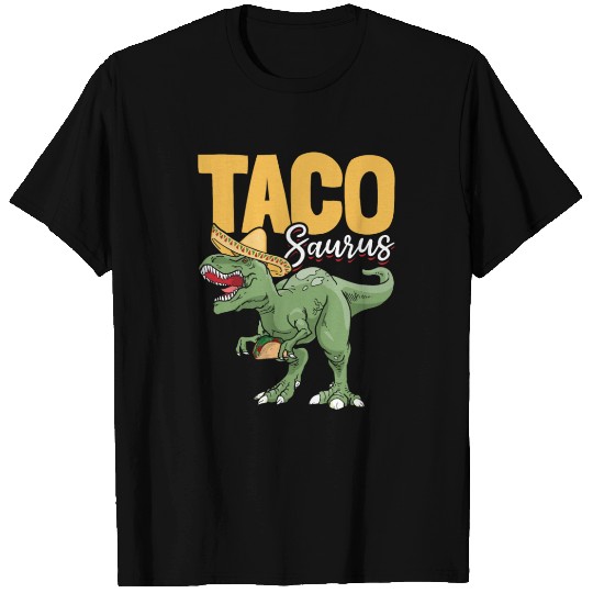 Taco Dinosaur Mexican Dino T Shirts