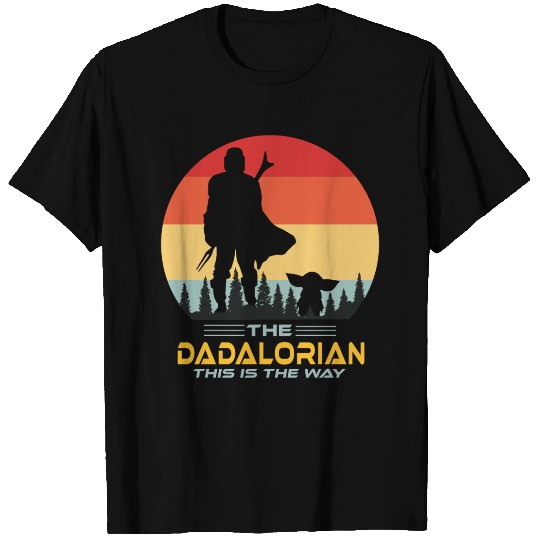Funny The Dadalorian This is The Way,Fathers Day T Shirts