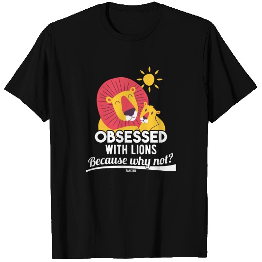 Lion cuddle mom dad parents T Shirts