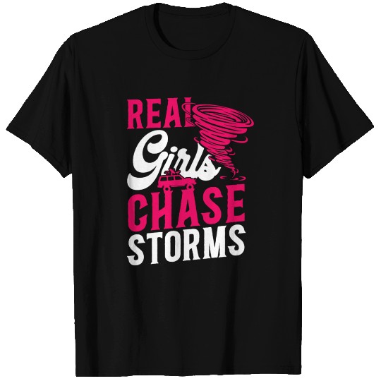 Storm Chaser Hurricane Meteorology T Shirts