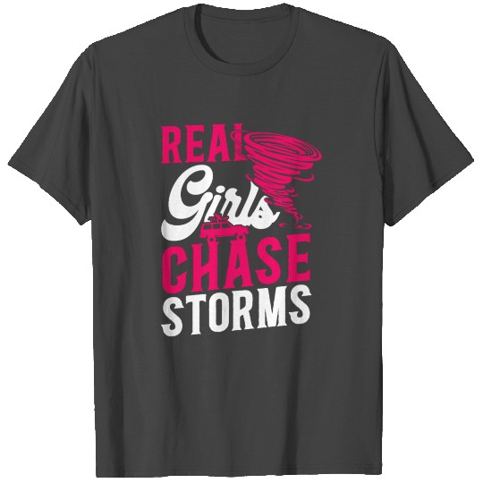 Storm Chaser Hurricane Meteorology T Shirts