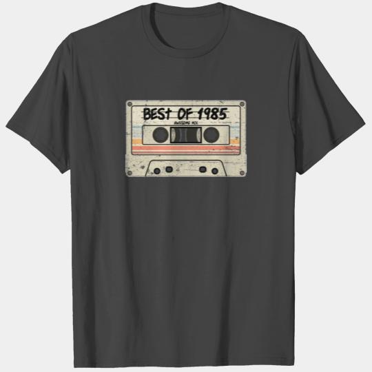Best of 1985 Cassette Tape Birthday T Shirts