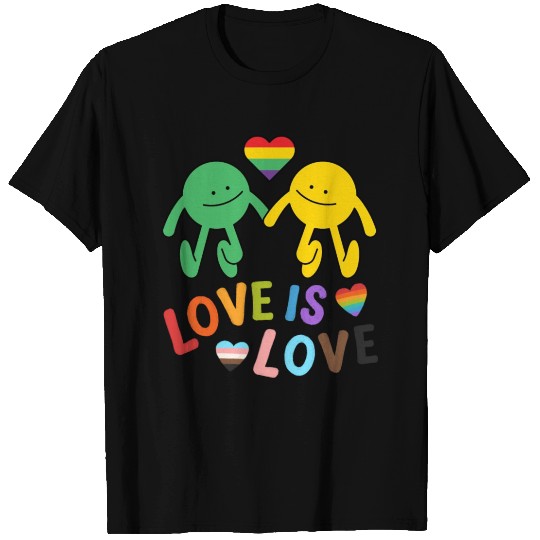 lOVE IS LOVE, Rainbow, Valentine day, Bi, T Shirts