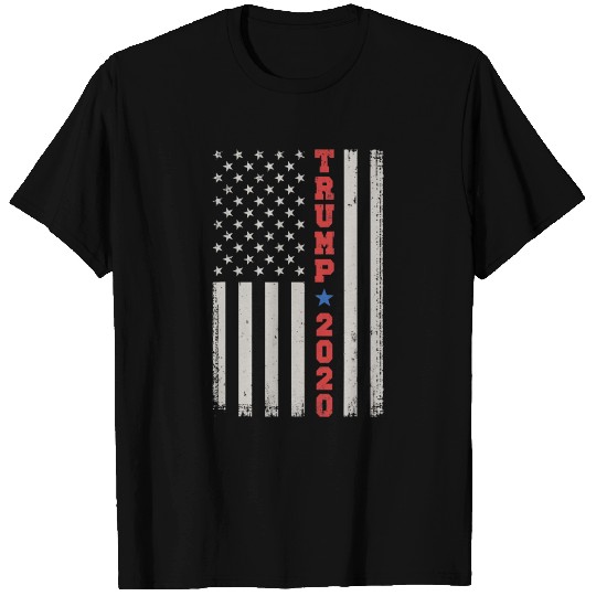 T Shirts Vintage US Flag Vertical Stars Stripes