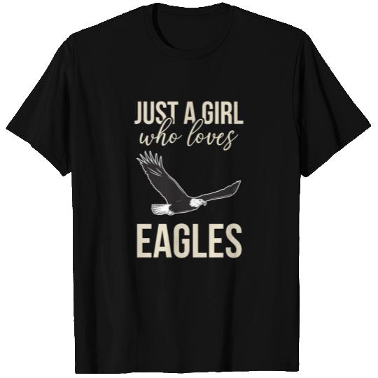Girl loves eagle falconry falcon hawk T Shirts