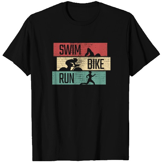 Swim Bike Run T Shirts