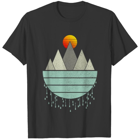 Vintage Mountains Hiking Camping Rock Climbing T Shirts