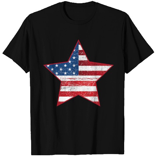 US Flag Star Patriotic T Shirts Stars Stripes