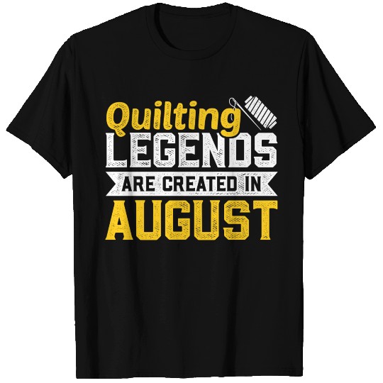 Retro Graphic Knitting Wool Quilting Stitching Sew T Shirts