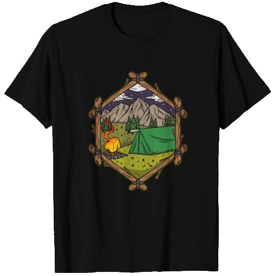 Camper Campsite Camp Camping T Shirts