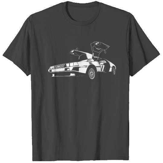 Delorean with doors up T Shirts