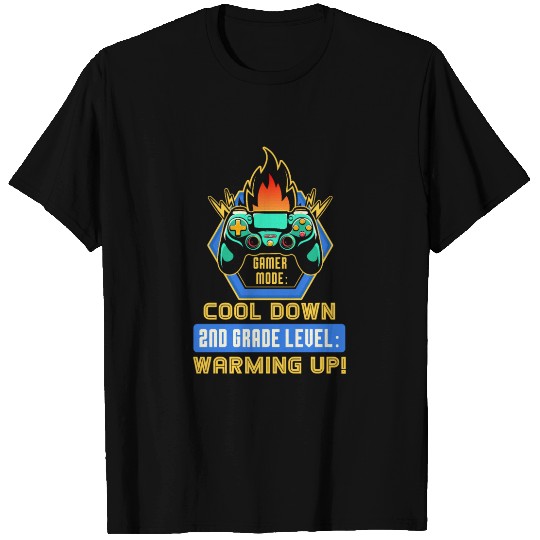 Kids Back to School Gamer Mode 2nd Grade Level T Shirts