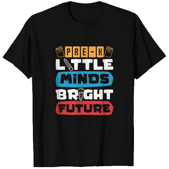 Preschool Kids Back to School Little Minds Bright T Shirts