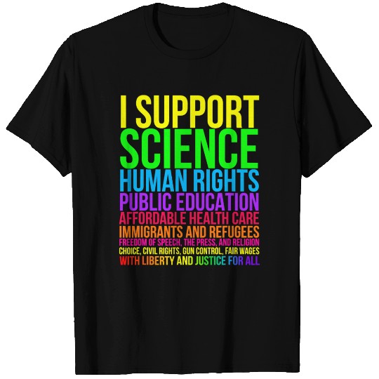 Science Human Rights Education Health Care Freedom T Shirts