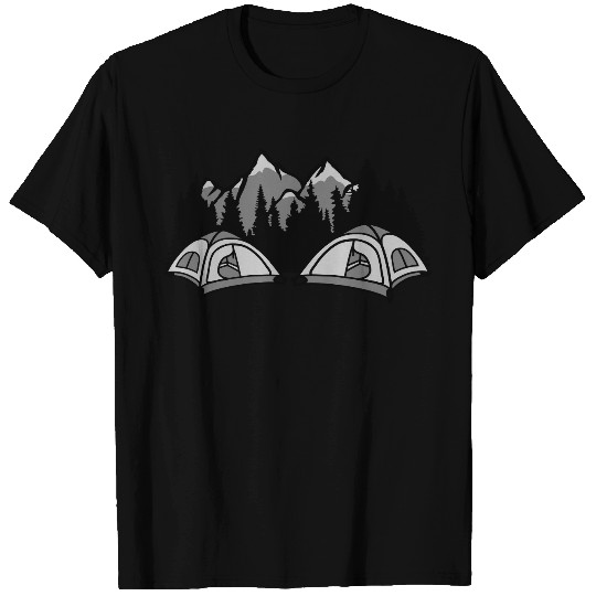 forest camper outdoor live T Shirts