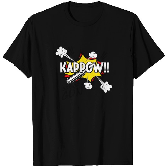 Kappow Bullets Gun Explosion Big bang Aesthetic T Shirts