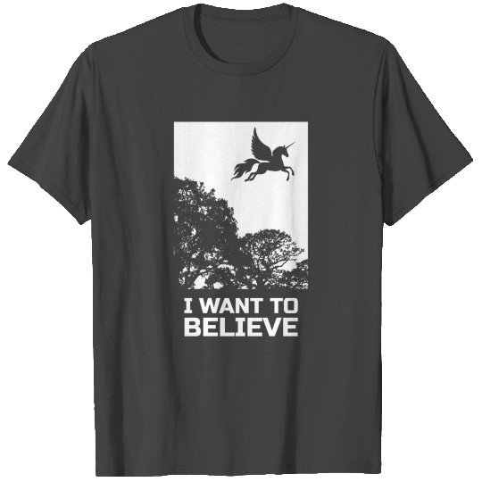 Unicorn I Want To Believe UAP Outfit Alien Ufo T Shirts