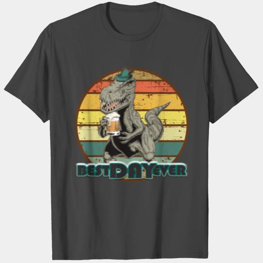 Best Day Ever Dino Decal T Rex Beer Decal Dinosaur T Shirts