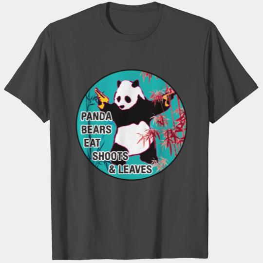Cute Panda Decal Bamboo Funny Quote Bear Saying T Shirts