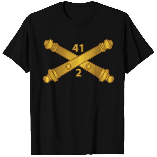 Army 2nd Bn 41st Artillery w Branch X 300 T Shirts