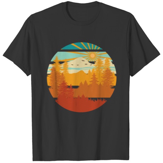 Vintage Wildlife Trees Forest Woods Nature Lover T Shirts