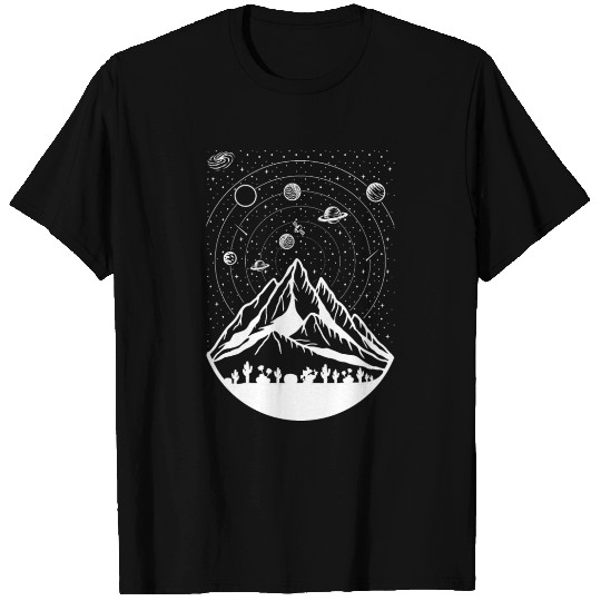 Mountains Landscape Celestial Wilderness Cactus T Shirts