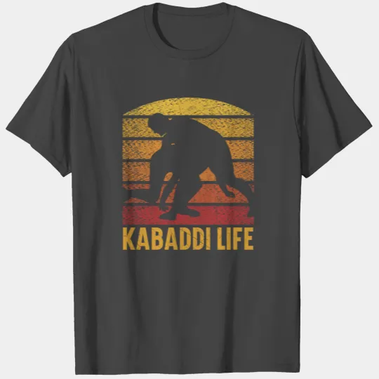 Kabaddi Life Indian Game Team Sport Raider T Shirts