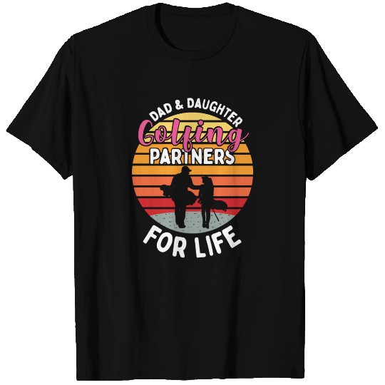 Father and daughter golf gift matching outfit T Shirts