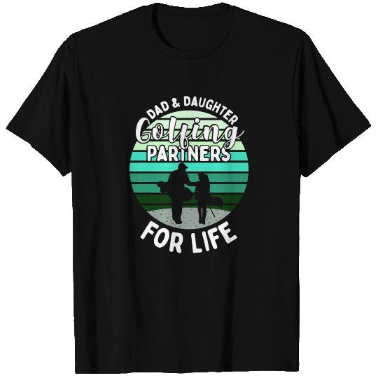 Father and daughter golf gift matching outfit T Shirts
