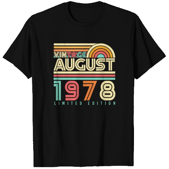 August 1978 Vintage T Shirts