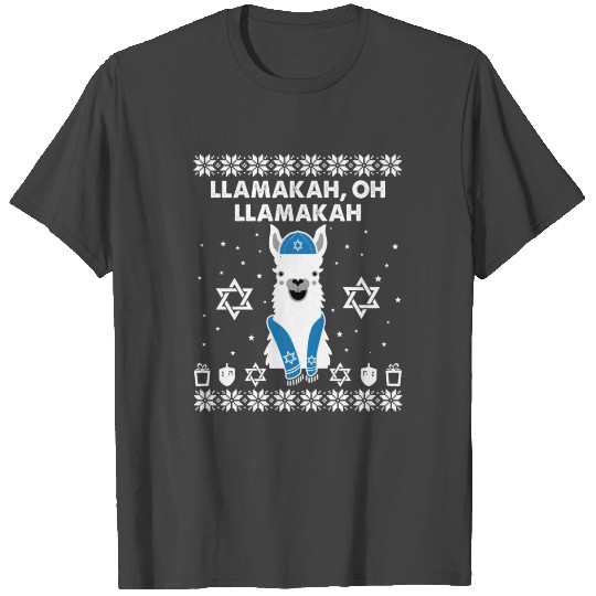 Llamakah Oh Llamakah Hanukkah T Shirts