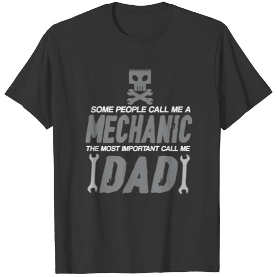 Mechanic Dad Garage Car Mechanics Best Dad T Shirts