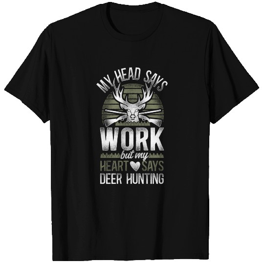 Buck Deer Hunting Hunter Vintage T Shirts