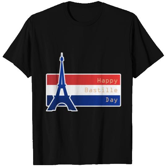 Bastille Day Eiffel Tower T Shirts