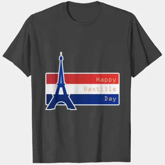 Bastille Day Eiffel Tower T Shirts